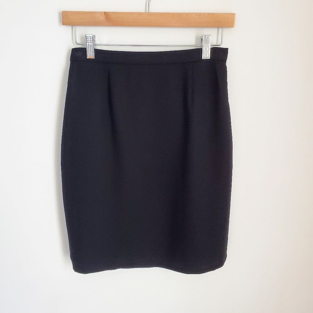Petite Sophiscate Collectibles Black Pencil Skirt Size 6